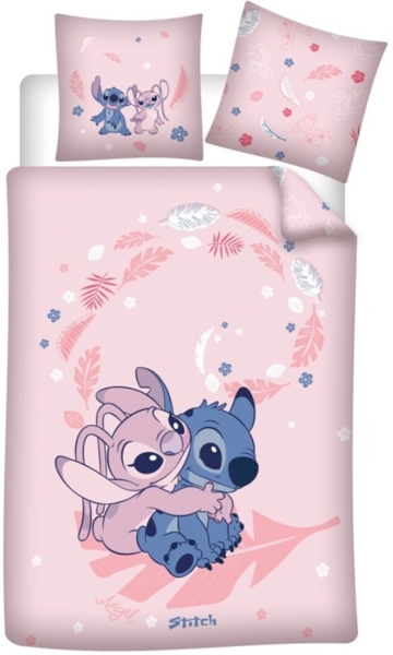 Disney Stitch Bettwäsche Set – Deckenbezug 140x200 cm + Kissen 65x65 cm