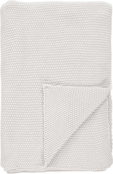 Marc O Polo Strick Plaid Nordic Knit off white | Plaid 130x170 cm