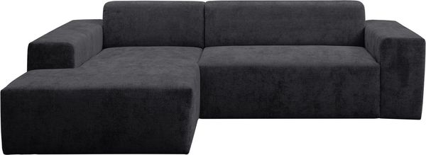 WERK2 Ecksofa Zeus-L Breite: 253 cm, modern & zeitlos, bequemes Sofa, Curvy Trend Ecksofa mit urbaner Optik