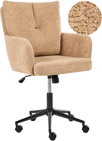 Schreibtischstuhl ALPINE Bouclé Beige
