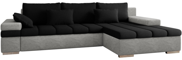 Ecksofa Bangkok (Farbe: Nazar 225.05 + Muna 14, Seite: Rechts)