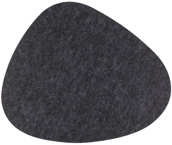 Tischset Kieselstein in grau oder anthrazit 38x34,5 cm aus Filz Platzset anthrazit