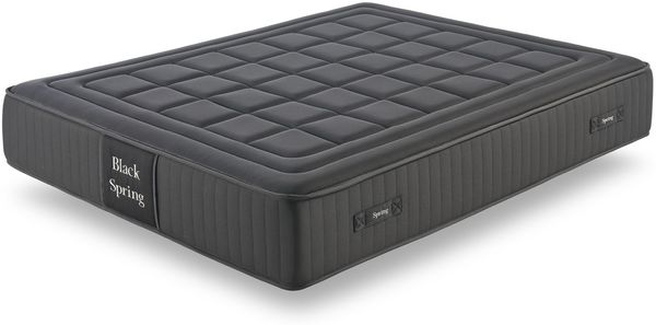Moonia Black Spring Royal Matratze Taschenfederkern Schwarz 90x190cm