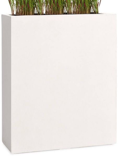 Pflanzwerk® Pflanzkübel DIVIDER Premium Blumenkübel Raumteiler Hochbeet Fiberglas, Fiberglas - Handgefertigt - Rechteckig - Frostbeständig