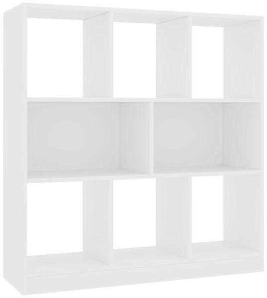 vidaXL Bücherregal Weiß 97,5×29,5×100 cm Holzwerkstoff 800171