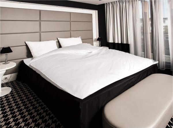 Mayaadi-Home HS61 Ballonbett Baumwolle 30% Daunen 70% Federn Weiß 155x220 cm 3000 Gramm