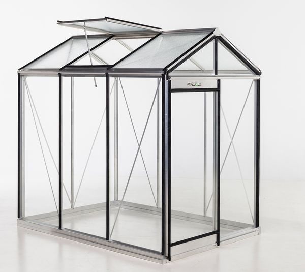 ACD Glas Gewächshaus Piccolo P04 | Silber |