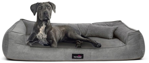 tierlando® Tierbett Orthopädisches Hundebett BRUCE VELOURS Waschbar Große Hunde, orthopdisch, waschbar, samtweich