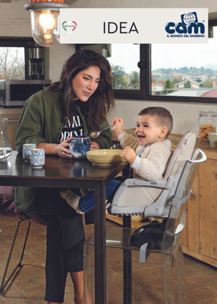 CAM Kinder Sitzerhöhung Idea | für 0-36 Monate | 7-fach höhenverstellbar Bild 6