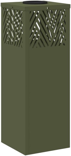 vidaXL Solar LED Weg Licht 2 pcs Olive Grün Kalt gewalzter Stahl 879726 Bild 4