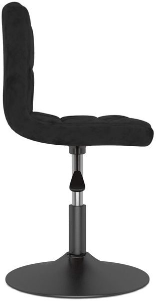 vidaXL Esszimmerstühle 4 Stk. Drehbar Schwarz Samt [3087478] Bild 4