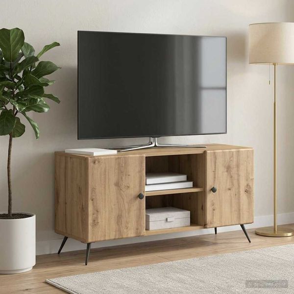 vidaXL TV-Schränk Artisan-Eiche 102 x 34,5 x 50 cm Holzwerkstoff 895624