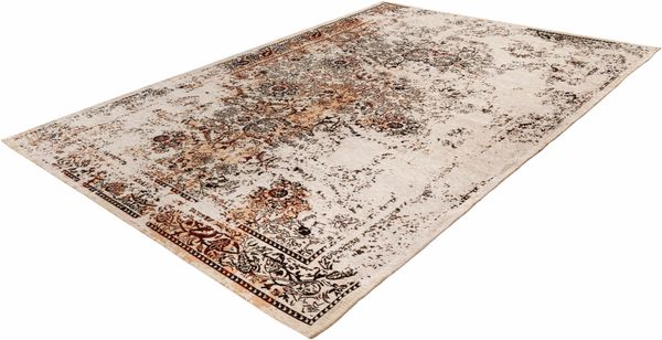 Teppich Charme 725 Elfenbein 80cm x 150cm | Vintage-Stil | Flachflor