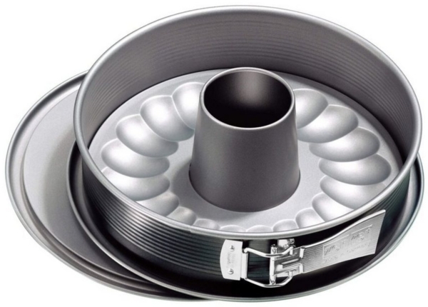 Zenker Springform Backform Energy mit Flach- und Rohrboden, Ø 28 cm