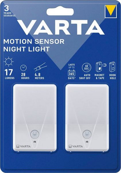 VARTA - night light - LED - warm white light (pack of 2)