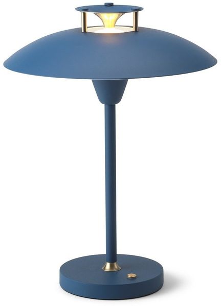 Halo Design 746088 LED Akku Tischleuchte Stepp 1-2-3 Dunkelblau dimmbar IP54