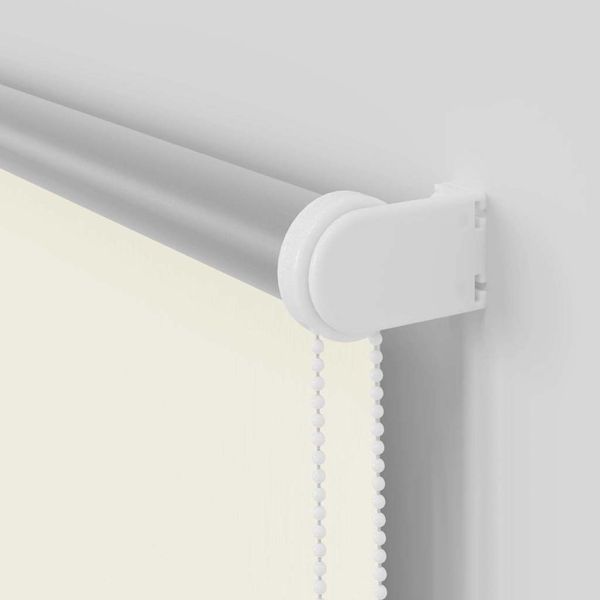 vidaXL Verdunkelungsrollo Cremeweiß 145x150cm Stoffbreite 141,6cm 4011657 Bild 11