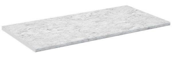 Küchenarbeitsplatte R-Line Weiß/Marmor 120 cm Vicco Bild 5