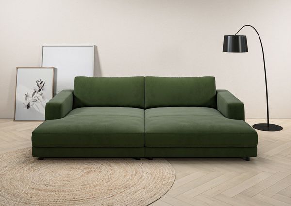 Places of Style Loungesofa Enisa, B/T/H: 290/170/85 cm, Zeitloses und stylisches Loungemöbel, Mega-Sofa, Big-Sofa XXL