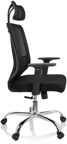 hjh OFFICE Home Office Bürostuhl ZH 200 Stoff/Netzstoff Schwarz Bild 7