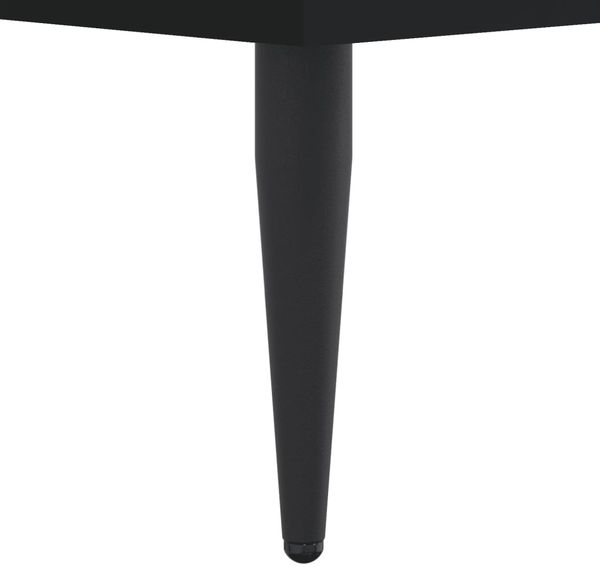 vidaXL Bettgestell Schwarz 200x200 cm Holzwerkstoff 832214 Bild 8