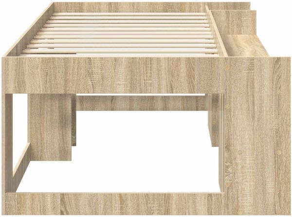 vidaXL Kinderbettgestell mit Stauraum Sonoma-Eiche 80 x 200 cm 3422597 Bild 4