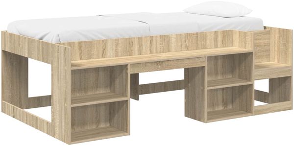 vidaXL Kinderbettgestell mit Stauraum Sonoma-Eiche 80 x 200 cm 3422597 Bild 2
