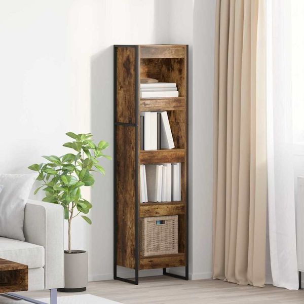 vidaXL Bücherregal Raucharbe 40 x 30 x 155 cm Holzwerkstoff 886374