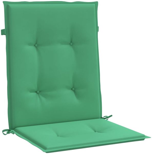 vidaXL Gartenstuhlauflagen für Niedriglehner 2 Stk. Grün 100x50x3 cm 47556 Bild 5