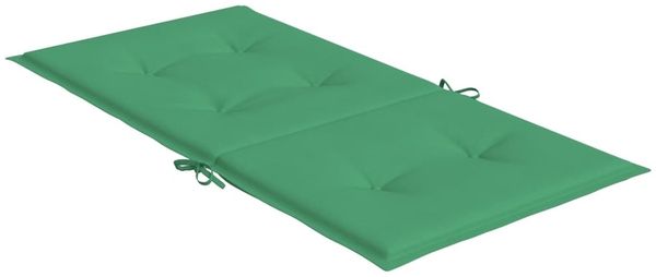 vidaXL Gartenstuhlauflagen für Niedriglehner 2 Stk. Grün 100x50x3 cm 47556 Bild 6