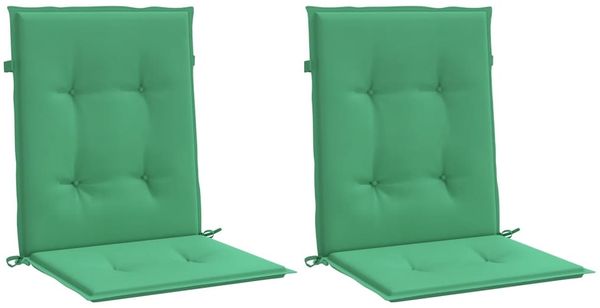 vidaXL Gartenstuhlauflagen für Niedriglehner 2 Stk. Grün 100x50x3 cm 47556 Bild 3