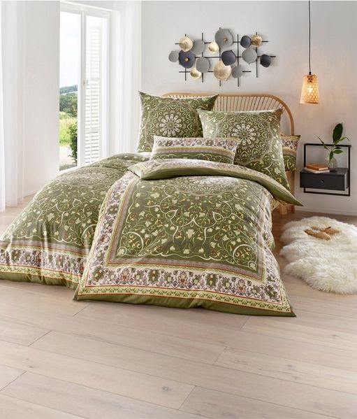 heine Bettwäsche Bettwäsche, Mako-Satin, Satin, 2 teilig, Mako-Satin, Satin
