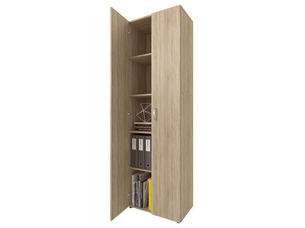 Aktenschrank >Trio< in Sonoma-Eiche - 57x186,5x34,5cm (BxHxT) Bild 3