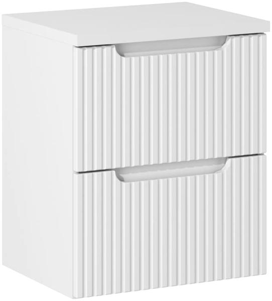 Waschtischunterschrank 50cm, weiß, NEWPORT-56-WHITE