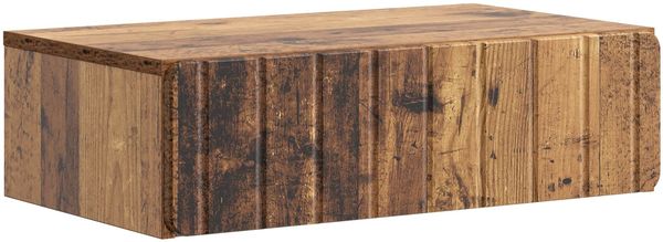 vidaXL Wandmontierter Beistelltisch Altholz 59 x 34,5 x 17 cm 898323