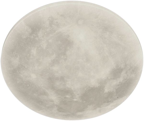LED Deckenleuchte, Mond-Optik, dimmbar, weiß, 40 cm, LUNAR