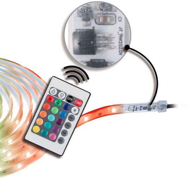 Paulmann 78892 SimpLED Outdoor Basiset 5m IP44 RGB transparent