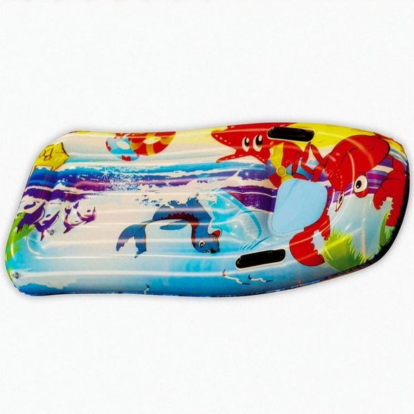 Vedes Luftmatratze Kinder Luftmatratze aufblasbar Kids Surfer Wasserboard Beach Fun, (1-St), mit Sichtfenster