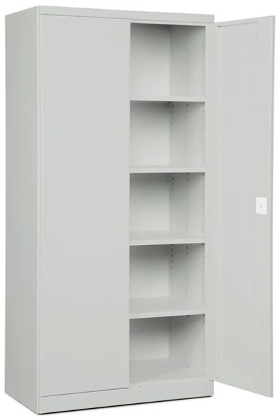 Stahl-Lagerschrank ASHV 1980x980x470 mm lichtgraue Türen