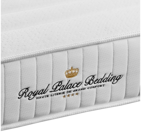 Matratze Nottingham 135x200 cm + Bettgestell mit Lattenrost, H4, Memory-Schaum, Höhe: 20 cm, Schwarz Bild 5