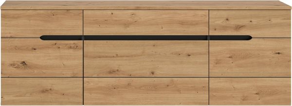 Home affaire Garderobenschrank REHAT, TOPSELLER!, Breite 176 cm, hängende Montage, viel Stauraum (Platz für ca. 20 Paar Schuhe) Garderobe, Flurschrank, Dielenschrank, Kleiderschrank, Garderobenmöbel