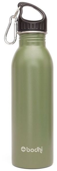 bodhi Trinkflasche Edelstahl-Trinkflasche, 700 ml, unifarben mit Print OM Triangle