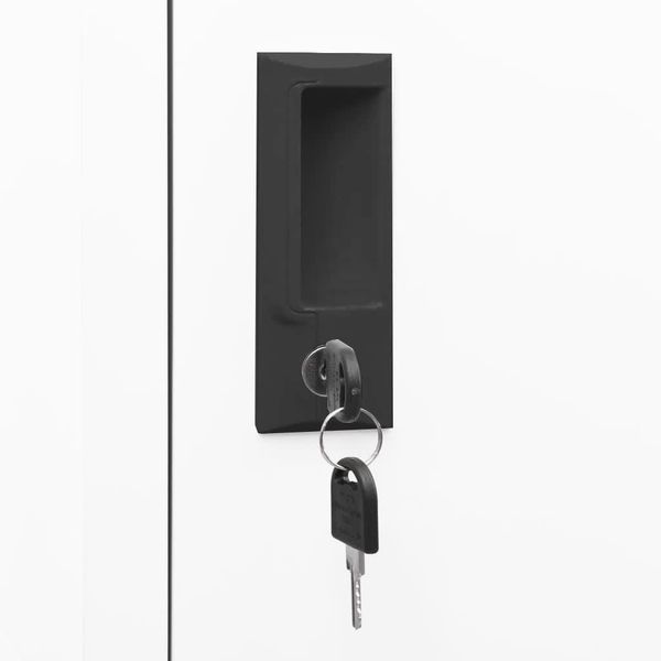 vidaXL Schließfachschrank Weiß 38 x 40 x 180 cm Stahl [339788] Bild 7