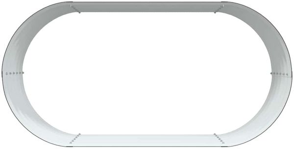 vidaXL Hochbeet Braun 160 x 80 x 44 cm Stahl 42008140 Bild 8