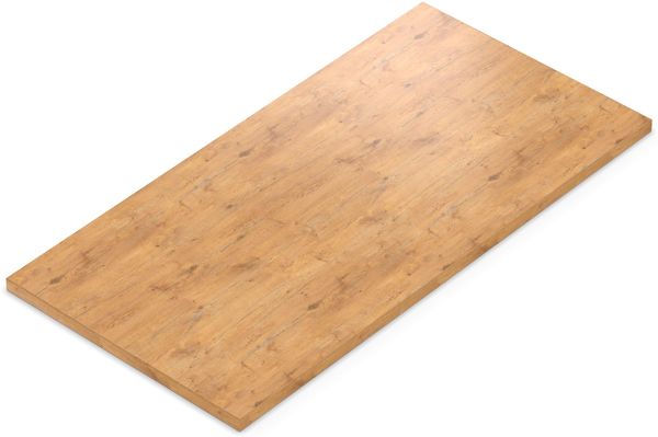 AUPROTEC Tischplatte 28mm Pale Lancelot Oak 90x40 cm I Spanplatte mit 2mm ABS Kante & PU-Verleimung I melaminharzbeschichtet I robust & wasserabweisend