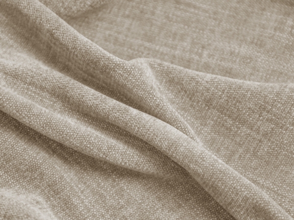 Micadoni Panorama-Ecksofa Martina 5-Sitzer Rechts Strukturierter Stoff Helles Beige Bild 4