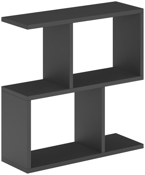 Modern Coffee Table, Silky Black, 60 x 60 x 20 cm | 100% Melamine Coated Particle Board, 18 mm Thick | Stylish & Functional Design for Any Space
