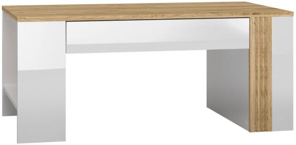 Küchenklapphängeschrank Rimini 90x36cm Glaseinsatz matt Farbe: RAL 1027 currygelb matt / weiß RI-W4BS/90/WKF