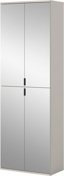 Garderobenschrank mit Spiegel Line-Up in kaschmir 61x193 cm