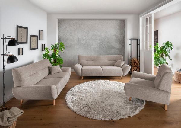 Home affaire 3-Sitzer Drago, 1 Teile, frei im Raum stellbar, inkl. 1 Zierkissen
